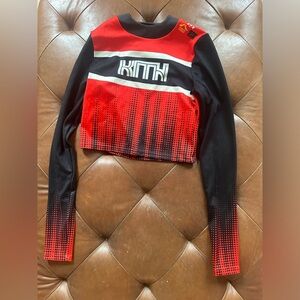 Kith Red and Black Long Sleeve Tee